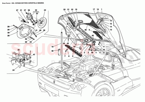Part Diagram for Ferrari 66571700