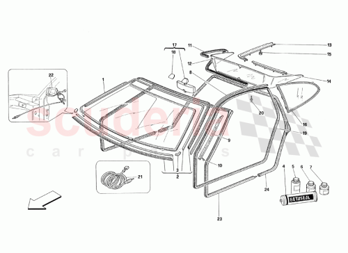 Part Diagram for Ferrari 62093900