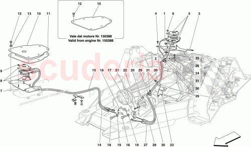 Part Diagram for Ferrari 256224