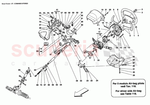 Part Diagram for Ferrari 171516