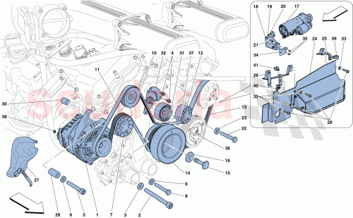 Part Diagram for Ferrari 8332052