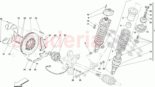 Part Diagram for Ferrari 267354