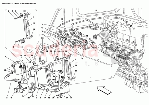 Part Diagram for Ferrari 189924