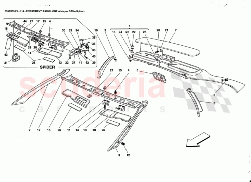 Part Diagram for Ferrari 642705