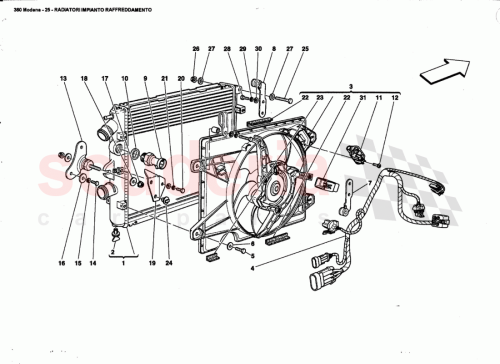 Part Diagram for Ferrari 172456