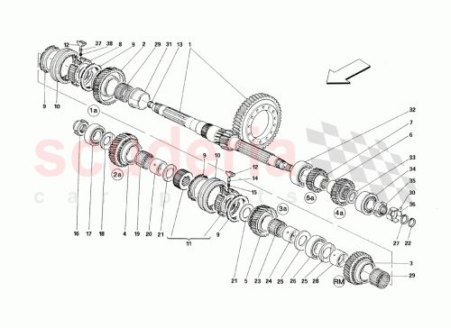 Part Diagram for Ferrari 106042