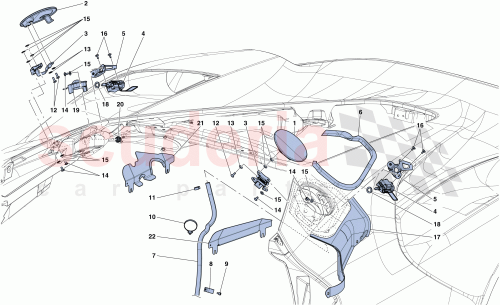 Part Diagram for Ferrari 86014110