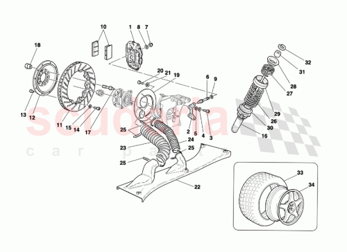 Part Diagram for Ferrari 163365