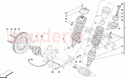 Part Diagram for Ferrari 257059