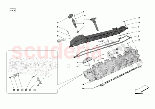 Part Diagram for Ferrari 921255