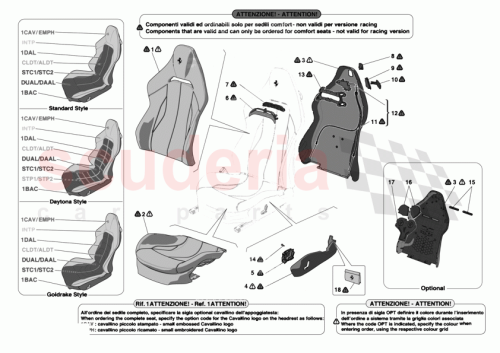 Part Diagram for Ferrari 55074265