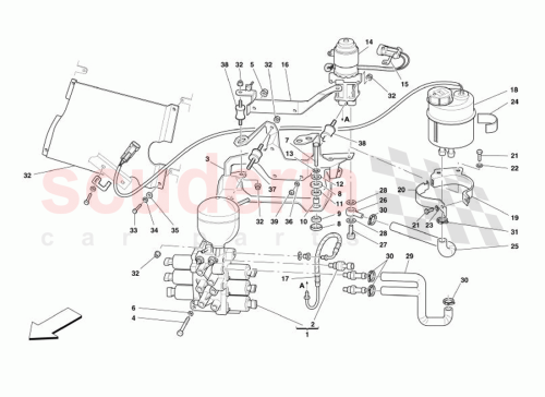 Part Diagram for Ferrari 14446627
