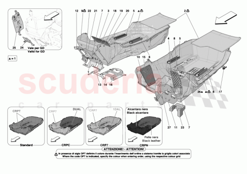 Part Diagram for Ferrari 55042810