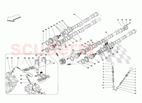 Part Diagram for Ferrari 194192
