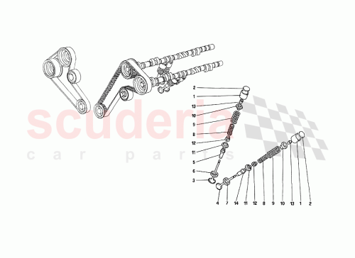 Part Diagram for Ferrari 124243