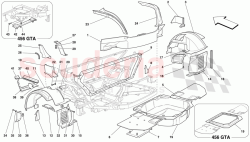 Part Diagram for Ferrari 64894700