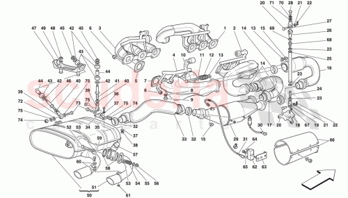Part Diagram for Ferrari 166451