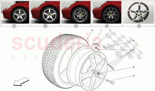 Part Diagram for Ferrari 314821