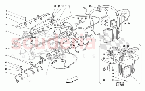 Part Diagram for Ferrari 173745