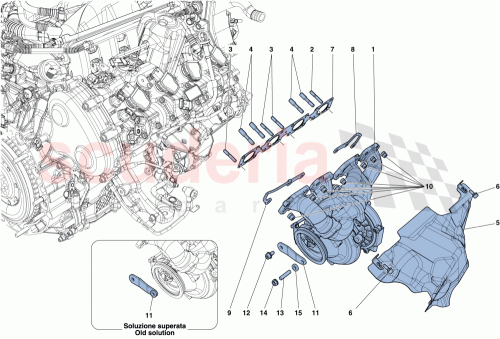 Part Diagram for Ferrari 304100