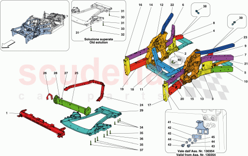 Part Diagram for Ferrari 296705