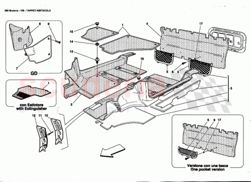 Part Diagram for Ferrari 668421