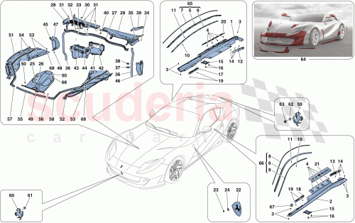 Part Diagram for Ferrari 89145700