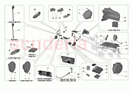 Part Diagram for Ferrari 000987533