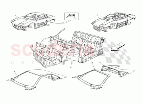 Part Diagram for Ferrari 332100061