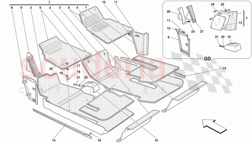 Part Diagram for Ferrari 642604