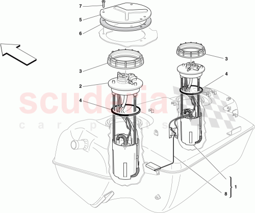 Part Diagram for Ferrari 181204