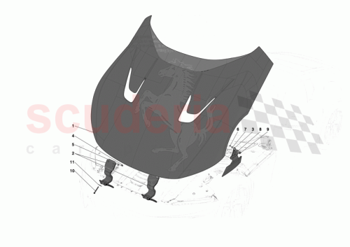 Part Diagram for Ferrari 000774548