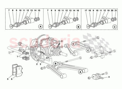 Part Diagram for Ferrari 153217