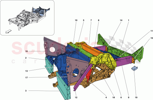 Part Diagram for Ferrari 296872