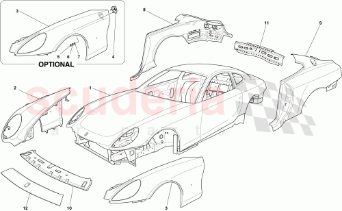 Part Diagram for Ferrari 80480011