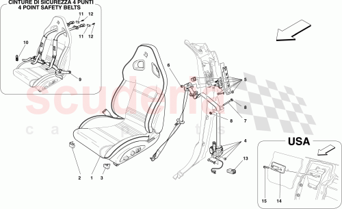 Part Diagram for Ferrari 83384200