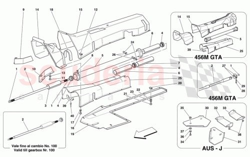 Part Diagram for Ferrari 154501