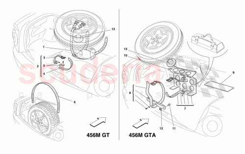 Part Diagram for Ferrari 179676