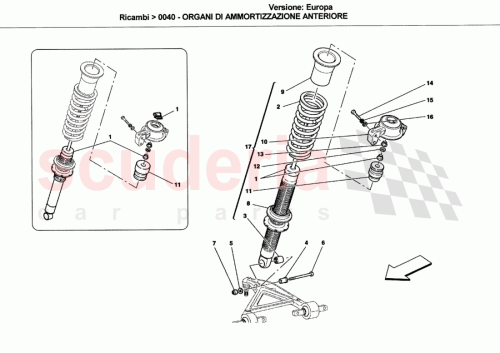 Part Diagram for Ferrari 247208