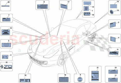 Part Diagram for Ferrari 338923