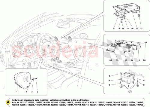 Part Diagram for Ferrari 80314900