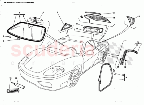 Part Diagram for Ferrari 63353800