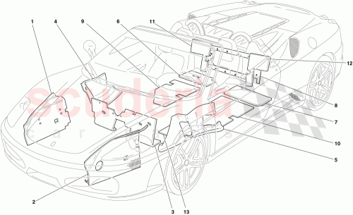 Part Diagram for Ferrari 69619800