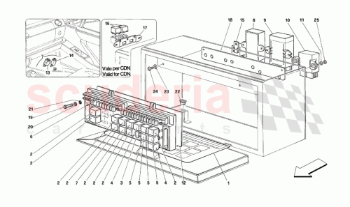 Part Diagram for Ferrari 161552