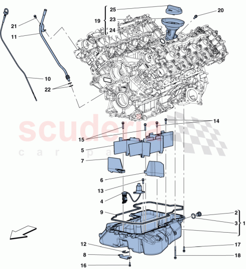Part Diagram for Ferrari 307943
