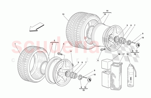 Part Diagram for Ferrari 169116