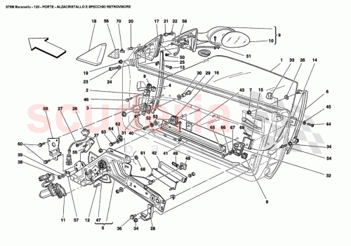 Part Diagram for Ferrari 64586300