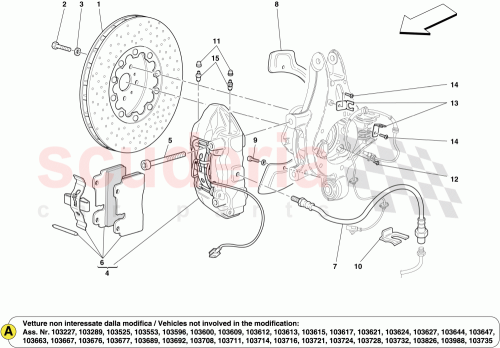 Part Diagram for Ferrari 70002811