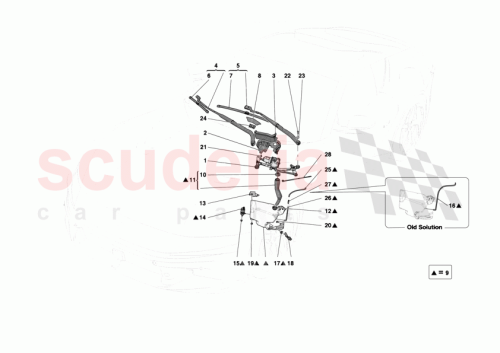 Part Diagram for Ferrari 55042808