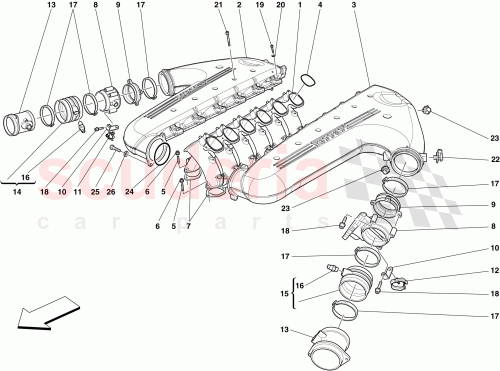 Part Diagram for Ferrari 263798